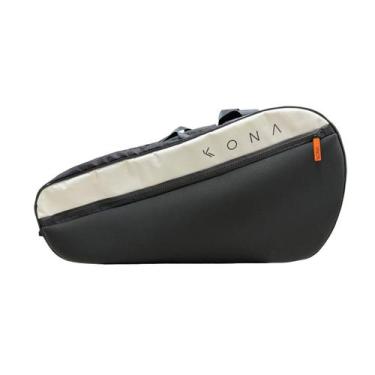 Imagem de Raqueteira Beach Tennis Kona Grande Preto/Laranja