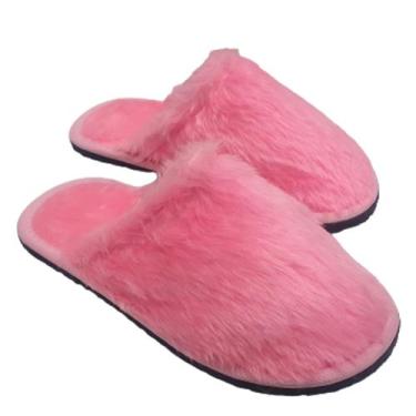 Imagem de Pantufa Feminina Masculina Chinelo de Quarto Pelucia Macia Leve BGx046