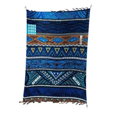 Imagem de Canga de praia Étnica/ África em viscose - Corpo Dourado Moda Praia, E