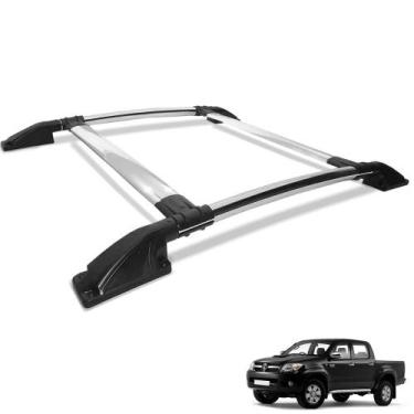 Imagem de Rack De Teto Bagageiro Hilux 2005 a 2015 Cromado Tubolar - Track