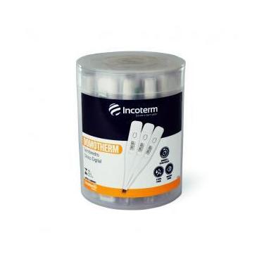 Imagem de Termometro clinico digital domotherm caixa 24 und. branco incoterm.