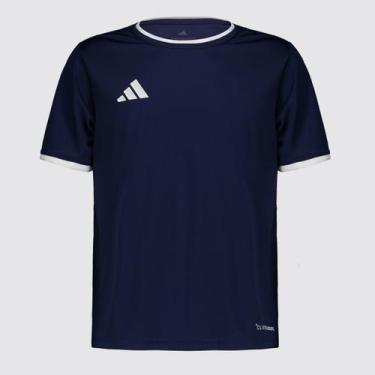 Imagem de Camisa Adidas Entrada 26 Juvenil Azul, 10 ANOS