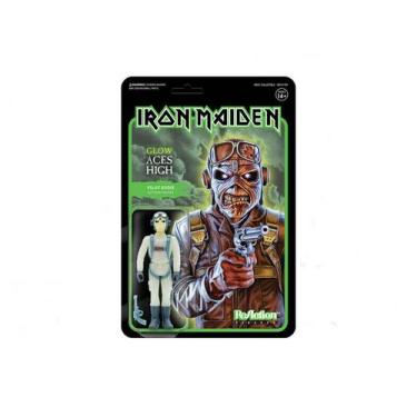 Imagem de Boneco Super7 Rock Iron Maiden Pilot Eddie Glow 17326