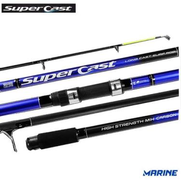 Imagem de Vara Pesca Praia Super Cast 3,90mt Para Molinete Marine - Marine Sport
