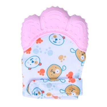 Imagem de Mordedor Luvinha Macio de Silicone Massageador de Gengiva para Bebê Ca