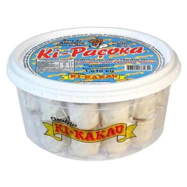 Imagem de Paçoca Coberta de Chocolate Branco Ki Kakau Pote C/50unid