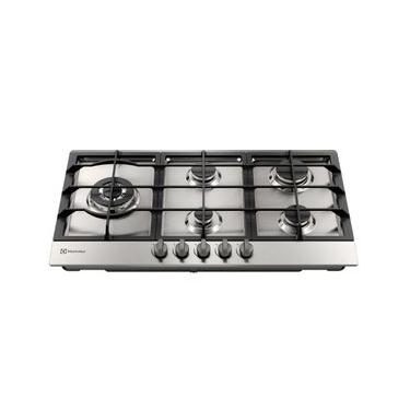 Imagem de Cooktop a Gás 05 Bocas Electrolux com Acendimento Superautomático Experience Semiprofissional Inox - KE9DX