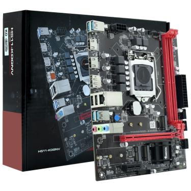 Imagem de Placa Mãe Keepdata H511-KDGNV com Socket LGA 1200 e DDR4 Até 128GB com Pcie 4.0 e USB 3.2 Gen 1 Preta