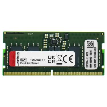 Imagem de Memória RAM para Notebook KVR56S46BS6-8 DDR5 5600MHz 8GB Desempenho Confiável Durabilidade Kingston