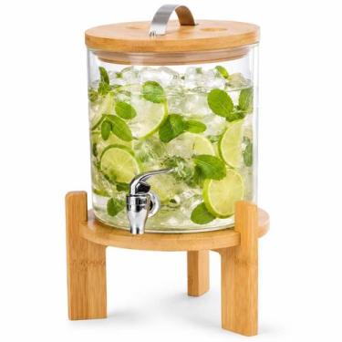 Imagem de Suqueira Dispenser De Bebidas De Vidro Borossilicato 5 Litros Com Torn