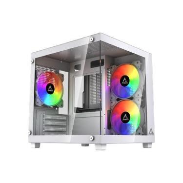 Imagem de Gabinete Gamer Aquário GStorm Vanguard Micro ATX Vidro Temperado 3 Fan