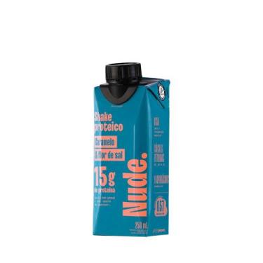 Imagem de Shake Proteico de Aveia Caramelo Flor de Sal Nude  250ml - Nude.