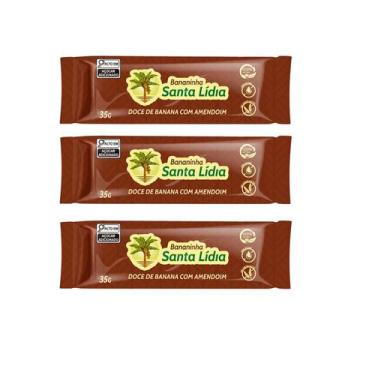 Imagem de Doce Bananinha Premium com Amendoim Kit 3 Unidades - Santa Lídia