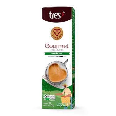 Imagem de 3 Corações Cápsula Café Espresso Gourmet Orgânico - 10 unidades