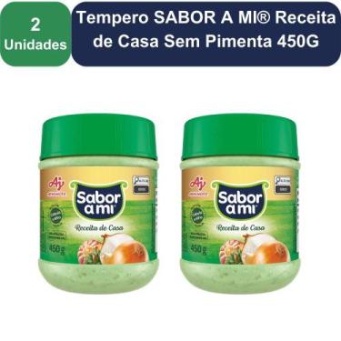 Imagem de Kit 2 Unidades Tempero SABOR A MI Receita de Casa Sem Pimenta 450G - A