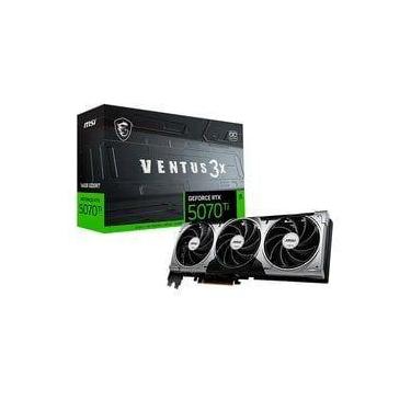 Imagem de Placa De Video MSI Ventus 3X OC NVIDIA GeForce RTX-5070Ti 16GB GDDR7