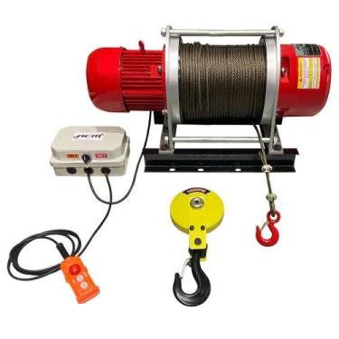 Imagem de Guincho Eletrico 1Ton com 200Mts Fixo 220/380V TRIFASICO GE1000-2/200 
