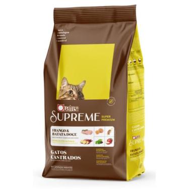 Imagem de Ração Quatree Supreme Gatos Castrados Frango e Batata Doce 10,1Kg - Gr