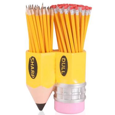 Imagem de Distribuidor de Lápis FYXMI Amarelo - Afiados/Desgastados