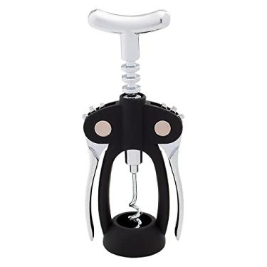 Imagem de Mimo Style Saca Rolha de Dupla Alavanca, Material Inox de Ótima Qualidade, Resistente e Durável, Produto Leve e Prático, Pesa 161 gramas, Fácil de Transportar, Uso Doméstico e Profissional