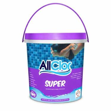 Imagem de Allclor Super Dicloro Granulado Estabilizado 10kg para Tratamento e De