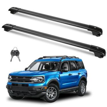 Imagem de Rack de Teto TeqHome 110 cm de Alumínio com Trava  165 lb (75 kg)