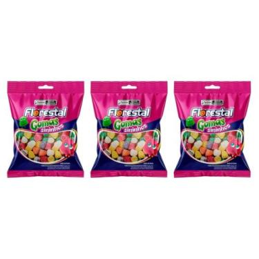 Imagem de Kit 03 Bala Goma Sininhos 60G - Florestal
