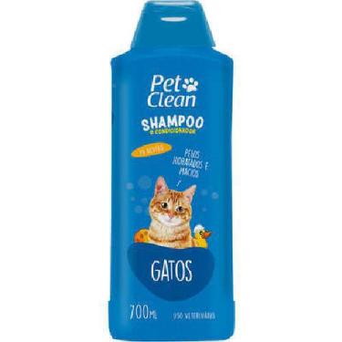 Imagem de Shampoo Condicionador Gatos 700Ml Pelos Hidratados E Macios