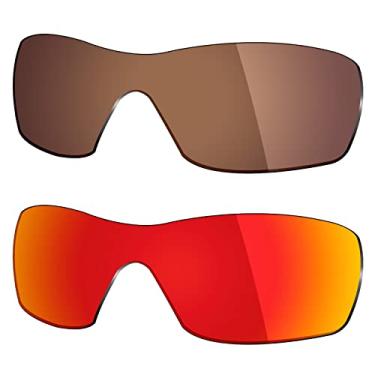 Imagem de 2 pares de lentes polarizadas de substituição da Mryok para óculos de sol Oakley Dart – Opções