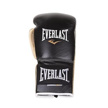 Imagem de LUVAS DE TREINO POWERLOCK AMARRAÇÃO EVERLAST PRETO/DOURADO 12 OZ