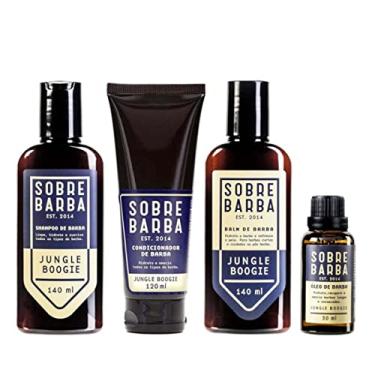 Imagem de Kit Quarteto SOBREBARBA Shampoo + Balm + Condicionador + Óleo de Barba Jungle Boogie