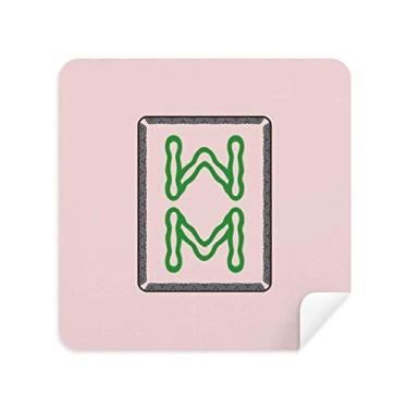 Imagem de Mahjong Bamboo Bar 8 azulejos padrão óculos pano limpador de tela tecido de camurça pacote com 2