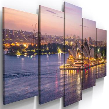 Imagem de Quadros Decorativos Australia Sydney Paisagem Sala 