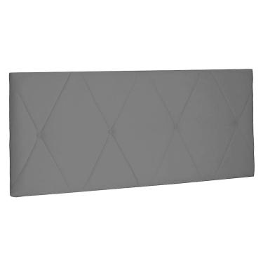 Imagem de Cabeceira Painel Solteiro 0,90m Aquilla Suede Preto