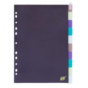 Imagem de Divisória Colorida Ofício 10 Projeções Com Visor 10Intb-