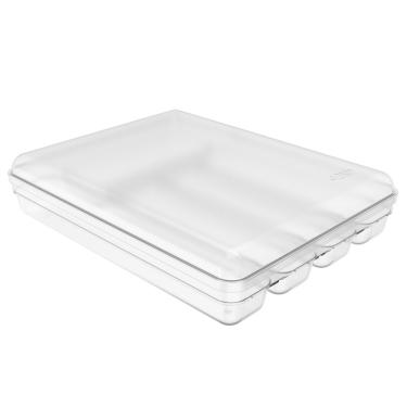 Imagem de Separador Porta Talheres com Tampa Organizador de Gaveta Multiuso Logic Natural