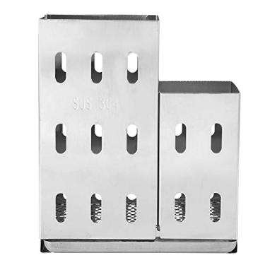 Imagem de Suporte para Chopstick,304 Suporte para lava-louças de aço inoxidável com gancho, utensílio de armazenamento de talheres, acessório de cozinha para armazenar pauzinhos, colheres, facas e garfos