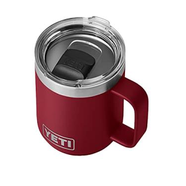 Imagem de YETI Caneca empilhável Rambler de 293 ml, aço inoxidável, isolada a vácuo com tampa MagSlider, vermelho colheita