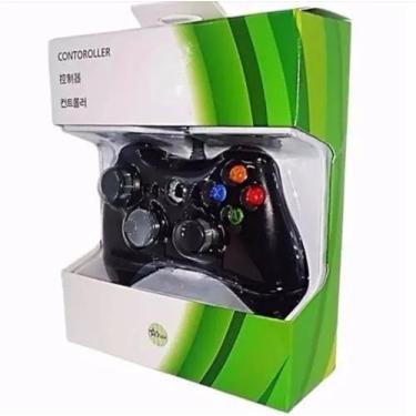 Imagem de Controle Video Game Com Fio Joystick Xbox 360 E Pc