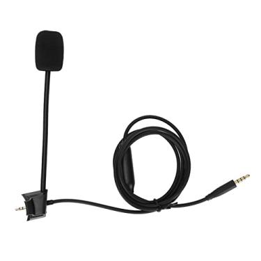Imagem de Cabo de microfone Boom para fones de ouvido de jogos, cancelamento de ruído profissional, interruptor de mudo, microfone e cabo de áudio, controle de volume mudo para fone de ouvido