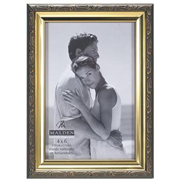 Imagem de Malden International Designs Moldura de madeira Molding Traditions, 10 x 15 cm, dourada