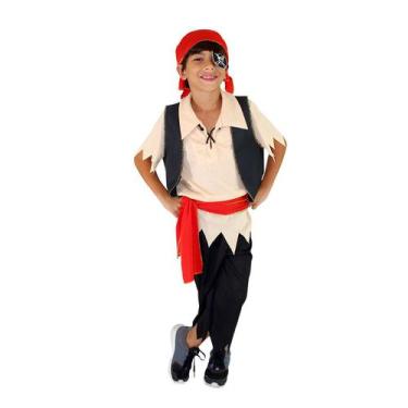 Fantasia Pirata Vestido Feminino  Abrakadabra - Abrakadabra Fantasias
