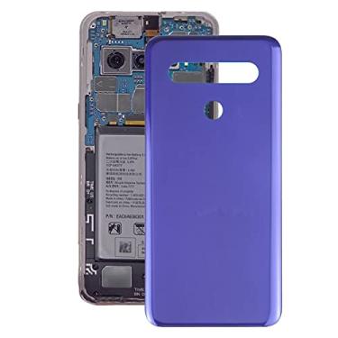 Imagem de HUANGYUNCHAO Acessórios telefônicos Back Battery Cover para LG K61 LMQ630EAW LM-Q630AW LM-Q630 Substituição do telefone celular