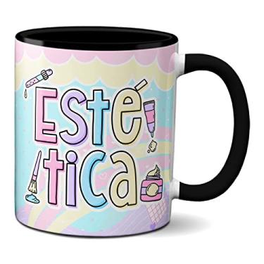 Imagem de Caneca Estética Profissão Esteticista Profissional Presente (Preta)