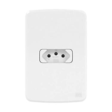 Imagem de Kit 5 Conjunto 1 Tomada 10a 4x2 Placa E Suporte Compose Weg