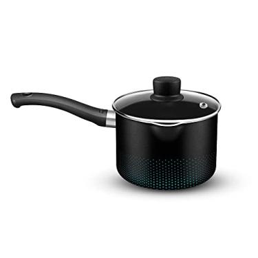 Imagem de Panela Rochedo Smart Antiaderente de Alumínio Preta 14CM