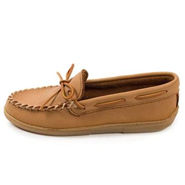 Imagem de Mocassim masculino cl ssico Moosehide da Minnetonka, Natural Moose, 15