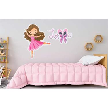 Imagem de Adesivo Decorativo Bailarinas Infantil 70x50cm