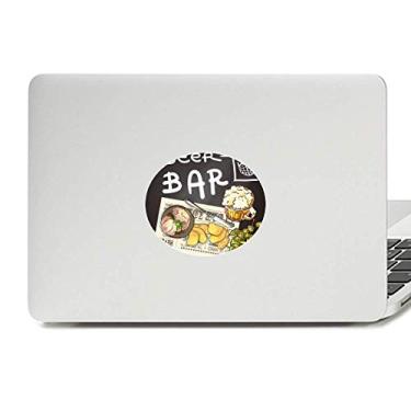 Imagem de Adesivo de notebook com emblema de vinil com estampa de bife bar França torrada cerveja