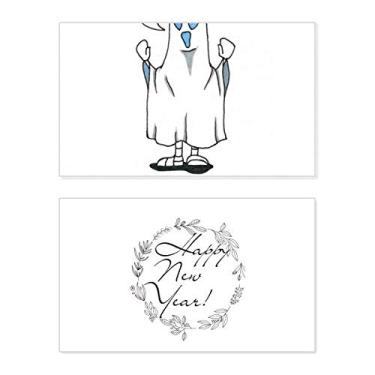 Imagem de Mamãe Egito Espectro Halloween Horus Ano Novo Cartão de felicitações Mensagem Abençoada Presente